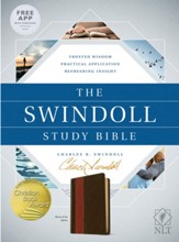 The NLT Swindoll Study Bible, Soft Imitation Leather, Brown/Tan