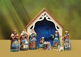 Heartwood Creek Mini Nativity Set, 9 pieces