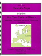 BiblioPlan's Hands-On Maps for Middles: Medieval History,  Grades 2-8 (2016 Edition)