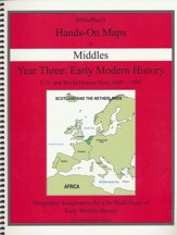 BiblioPlan's Hands-On Maps for Middles: Early Modern History, Grades 2-8