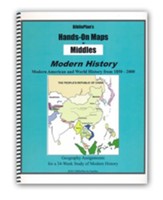 BiblioPlan's Hands-On Maps for Middles: Modern History, Grades 2-8
