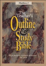 Teacher's Outline & Study: KJV, Matthew Vol. 1