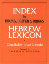 Index to Brown, Driver and Briggs Hebrew Lexicon