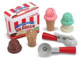 Scoop and Stack Ice Cream Cone Play Food Set