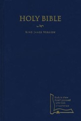 KJV Drill Bible, Blue, Hardcover