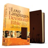 NLT Love Languages Devotional Bible, soft leather-look