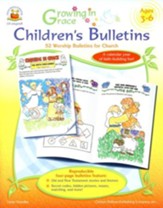 Growing in Grace Children's  Bulletins Ages 3-6