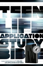 NLT Teen Life Application Study Bible, Steel City Indexed Leatherlike