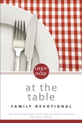 Once-a-Day at the Table Family Devotional, NIV