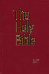 KJV Pew Bible, Red