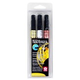 Pen-Touch Paint Marker 1MM, Set of  3, Assorted Colors
