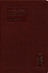 New St. Joseph Sunday Missal, Complete Edition   Imitation Leather, Brown