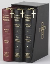 St Joseph Complete Missal Set: Sunday Missal, Vol 1 & 2 Weekday Missal