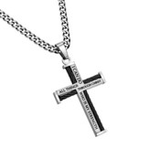 Christ My Strength Cable Cross Necklace