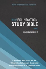 NIV Foundation Study Bible, hardcover - Slightly Imperfect