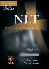 NLT Pitt Minion Reference Bible, Red Letter, Black Imitation Leather