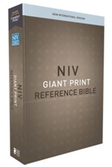 NIV Comfort Print Reference Bible, Giant Print, Paperback