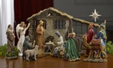Real Life Nativity Set, Complete Collection, 10-inch size