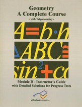 VideoText Interactive Geometry Module D Books and DVDs
