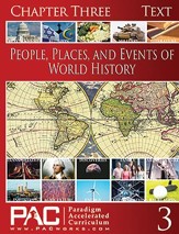 People, Places, & Events of World  History Chapter Three Text