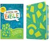 NLT Hands-On Bible, Third Edition, Soft imitation leather, Green Lines and Shapes