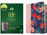 NLT Life Application Study Bible,  Third Edition, Soft imitation leather, Pink Evening Bloom