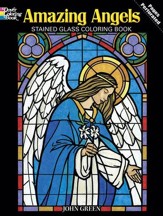 Amazing Angels Stained Glass Coloring Book