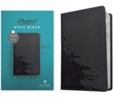 NLT Student's Thinline Reference Bible, Filament-Enabled--soft leather-look, overflow black