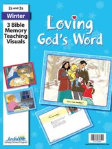 Loving God's Word (ages 2 & 3) Bible Memory Verse Visuals