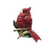 Christmas Cardinal Pin