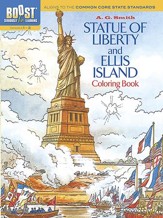 Statue of Liberty and Ellis Island  Coloring Book