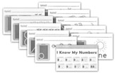 I Know My Numbers, Set of 10  Booklets--Preschool