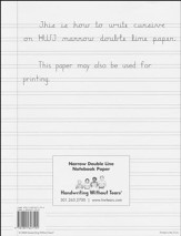 Narrow Notebook Paper (500 Sheets; Grades 4+)