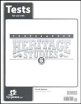 BJU Press Heritage Studies Grade 5 Tests Packet (Fourth Edition)