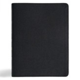 CSB Men of Character Bible, Revised and Updated, Black Genuine Leather, Indexed