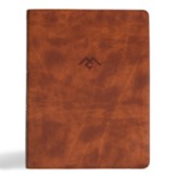 CSB Men of Character Bible, Revised and Updated, Brown LeatherTouch