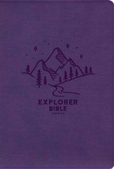 KJV Explorer Bible for Kids, Purple LeatherTouch