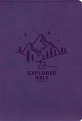 KJV Explorer Bible for Kids, Purple LeatherTouch, Indexed