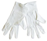 Gloves, White, Medium
