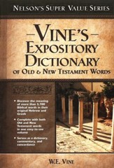 Vine's Expository Dictionary of Old & New Testament Words - Slightly Imperfect