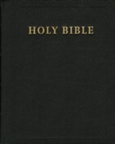 KJV Lectern/Pulpit Bible, Goatskin  Leather, Black