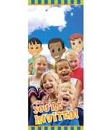 Children's Invited Door Hanger, Pack of 150 (summer fun  design)