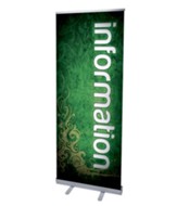 Adornment Information (31 inch x 79 inch) RollUp Banner