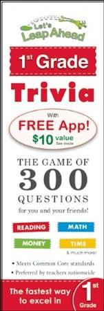 Let's Leap Ahead 1st Grade Trivia Notepad: The Game of 300 Questions for you and your friends!
