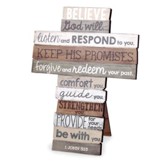 Believe Stacked Words Cross, Medium