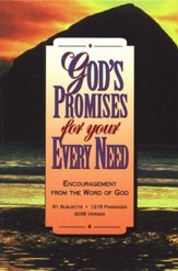 God's Promises for Your Every Need, Bonded leather burgundy - KJV