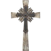 Cross on Cross, Stacked Wall Cross