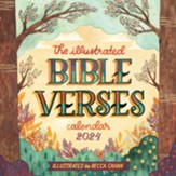 The Illustrated Bible Verses Wall Calendar 2024