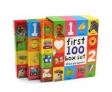 First 100 Board Book Box Set, 3 Books