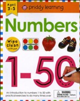 Numbers 1-50 Wipe Clean